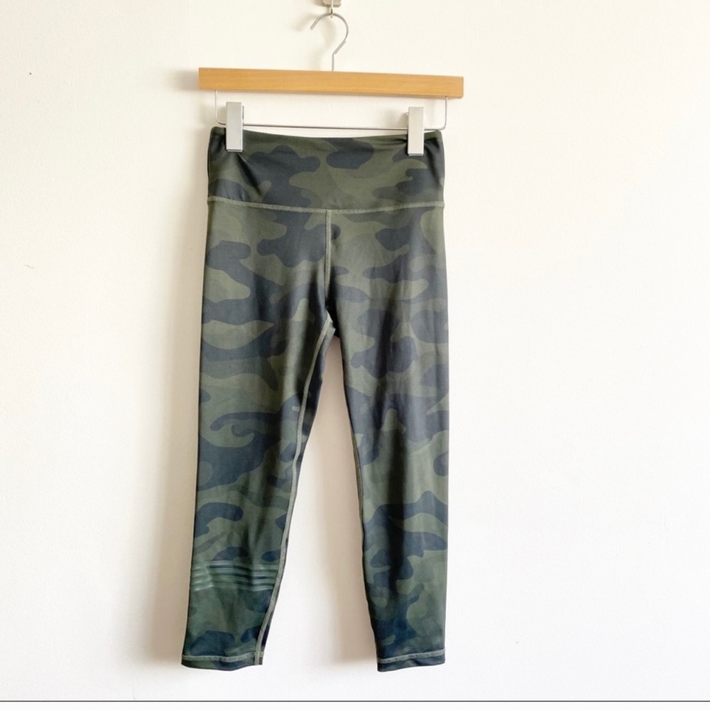 Lilybod || ZOE-X Olive Green Camo leggings